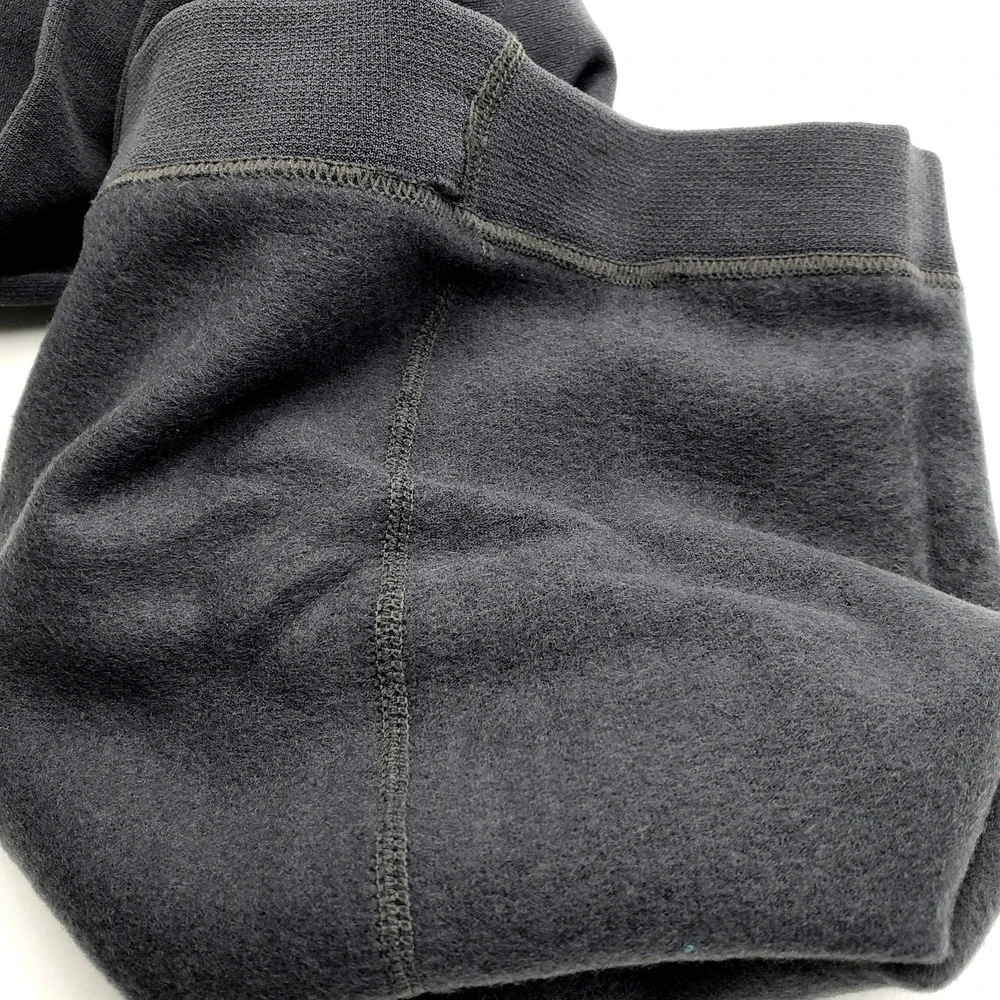 Gray Fleece Lined Tights MEDIUM Graphite B.ella Thermo Opaque Footed Warm Cozy M